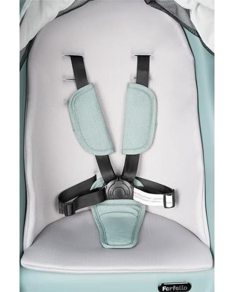 Детская коляска трансформер Farfello Aimile Spring Aquagreen ASR-1