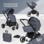 Детская коляска Farfello Baby Shell 3 в 1 2024 серый