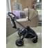 Модульная коляска 3в1 Luxmom 888X бежевый
