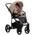 Детская коляска Bebetto Magnum Light SE 2 в 1 08 св.бежевый, черная рама