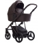 Детская коляска Bebetto Pelpasso Pro 3 в 1 с автокреслом Avionaut Cosmo 05 Brown коричневая кожа/коричневая рама