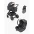 Коляска 3 в 1 MOMMER PRO NOVA от Happy Baby black