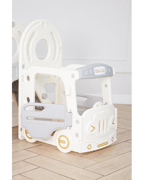 Игровой комплекс с горкой UNIX Kids Bus 171 см Grey