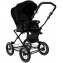 Детская коляска Roan Bass Next Classic 2.0 d12 3 в 1 с автокреслом Tutis Elo Lux EduSky Black BNC/85/2 Caviar/Black/руч.Cappuccino
