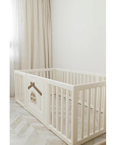 Большой детский игровой манеж UNIX Kids Classic Tree House 150 x 180 Camel