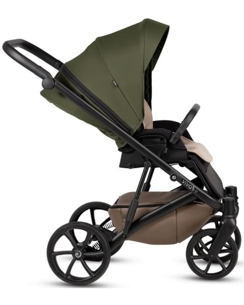 Детская коляска Tutis Viva 6 Plus Essential 3 в 1 с автокреслом Elo Lux EduSky Black 1612050 Pine