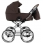 Детская коляска Roan Bass Next Classic 2.0 d14 3 в 1 с автокреслом Tutis Elo Lux EduSky Black BSNC/93/2 Turkish Coffe/Black/руч.Cappuccino
