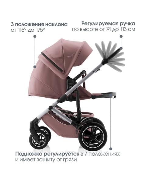 Прогулочная коляска Britax Roemer SMILE 5Z, Dusty Rose