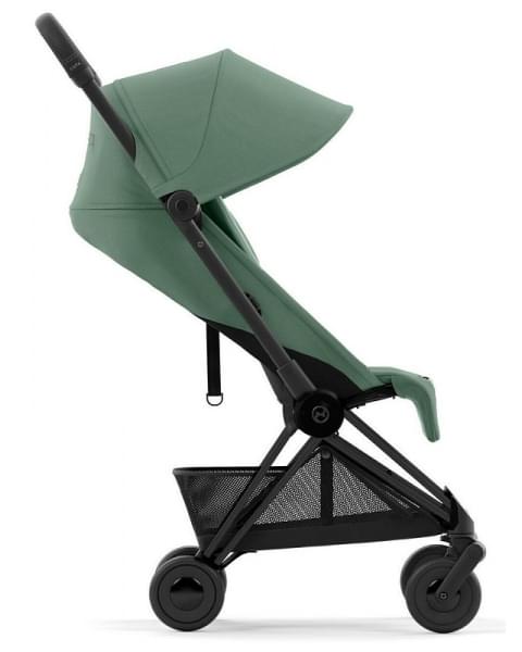 Прогулочная коляска Cybex Coya Leaf Green с дождевиком/Matt Black