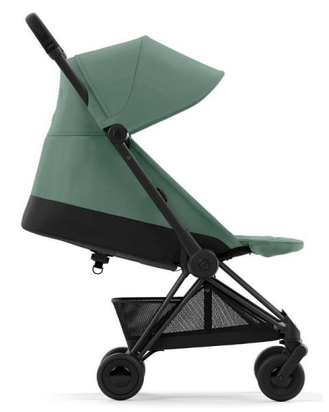 Прогулочная коляска Cybex Coya Leaf Green с дождевиком/Matt Black