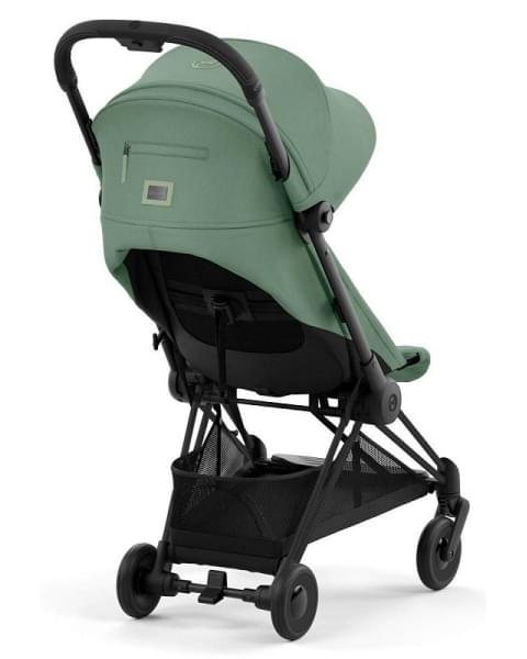 Прогулочная коляска Cybex Coya Leaf Green с дождевиком/Matt Black