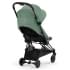 Прогулочная коляска Cybex Coya Leaf Green с дождевиком/Matt Black