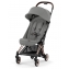 Прогулочная коляска Cybex Coya Mirage Grey с дождевиком и бампером/Rosegold