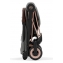 Прогулочная коляска Cybex Coya Mirage Grey с дождевиком и бампером/Rosegold