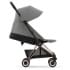 Прогулочная коляска Cybex Coya Mirage Grey с дождевиком и бампером/Rosegold