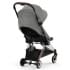 Прогулочная коляска Cybex Coya Mirage Grey с дождевиком и бампером/Rosegold