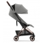 Прогулочная коляска Cybex Coya Mirage Grey с дождевиком и бампером/Rosegold