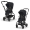 Прогулочная коляска Cybex Eezy S Twist+2 цвет Magic Black шасси Black с дождевиком и бампером