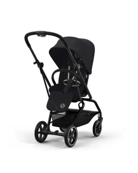 Прогулочная коляска Cybex Eezy S Twist+2 цвет Magic Black шасси Black