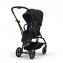 Прогулочная коляска Cybex Eezy S Twist+2 цвет Magic Black шасси Black с дождевиком и бампером