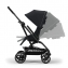 Прогулочная коляска Cybex Eezy S Twist+2 цвет Magic Black шасси Black с дождевиком и бампером