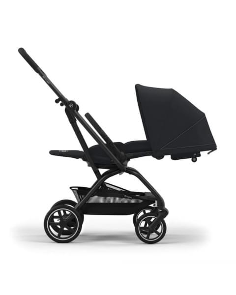 Прогулочная коляска Cybex Eezy S Twist+2 цвет Magic Black шасси Black