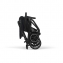 Прогулочная коляска Cybex Eezy S Twist+2 цвет Magic Black шасси Black с дождевиком и бампером