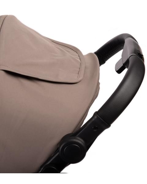 Прогулочная коляска Peppy Polo 2.0 sandstone черная рама, сумка