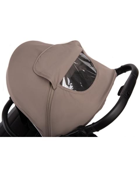 Прогулочная коляска Peppy Polo 2.0 sandstone черная рама, сумка