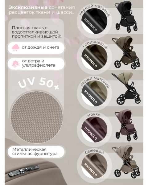 Прогулочная коляска Sweet Baby SBL Elegante D Beige Neo