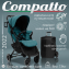 Прогулочная коляска Sweet Baby Compatto, Dark Green (Темно-зеленый)