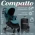 Прогулочная коляска Sweet Baby Compatto, Dark Green (Темно-зеленый)