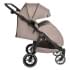 Прогулочная коляска для двойни Pituso Duocity PU 2023, Cappuccino (Коричневый)