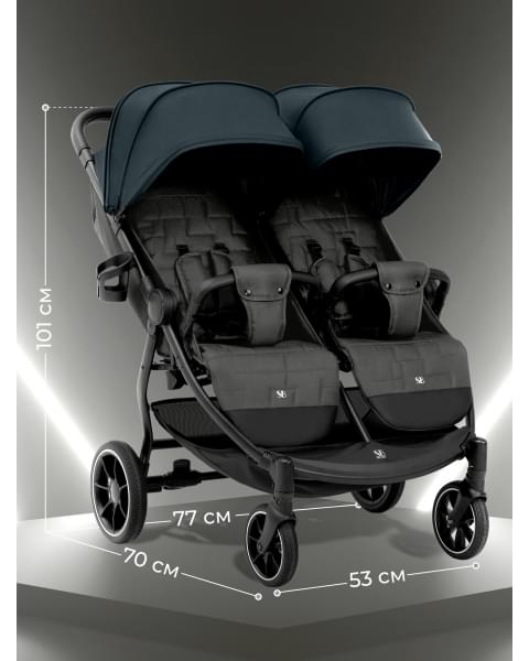 Прогулочная коляска с люлькой-переноской Sweet Baby Donna Grey