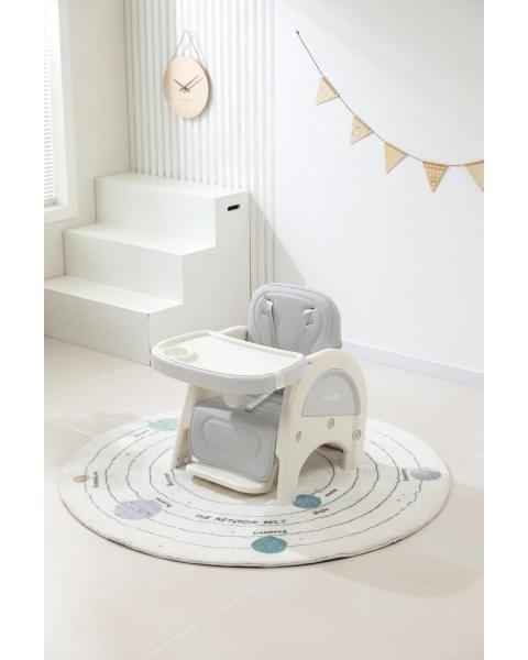 Стул для кормления UNIX Kids Cloud Трансформер (3 in 1) Grey