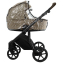 Детская коляска Roan Bass Next 2.0 3 в 1 с автокреслом Tutis Elo Lux EduSky Black BSN/42/2 Mocha Mousse/Black/руч.Cappuccino