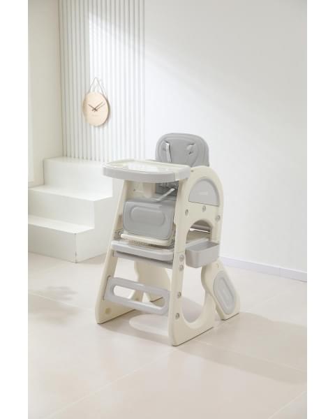 Стул для кормления UNIX Kids Cloud Трансформер (3 in 1) Grey