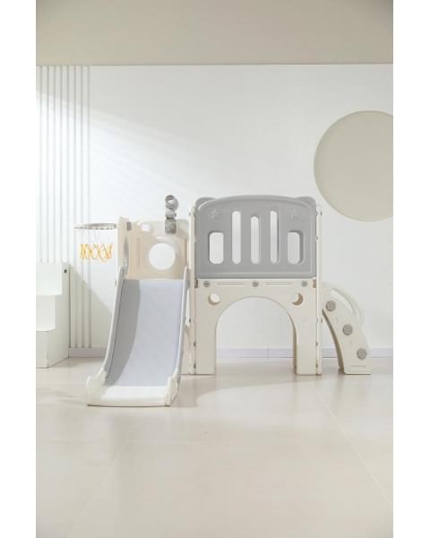 Игровой комплекс с горкой UNIX Kids Star Grey