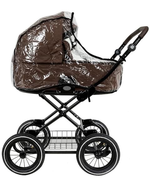 Детская коляска Roan Bass Next Classic 2.0 d12 3 в 1 с автокреслом Tutis Elo Lux EduSky Black BNC/81/2 Mocha Mousse/Black/руч.Cappuccino