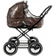 Детская коляска Roan Bass Next Classic 2.0 d12 3 в 1 с автокреслом Tutis Elo Lux EduSky Black BNC/81/2 Mocha Mousse/Black/руч.Cappuccino