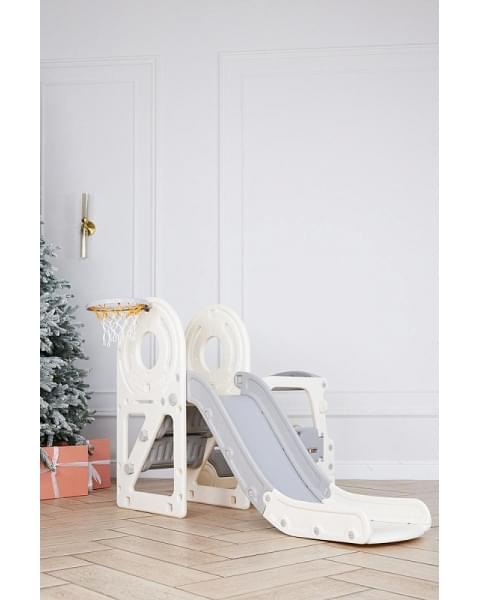 Игровой комплекс с горкой UNIX Kids Bus 171 см Grey