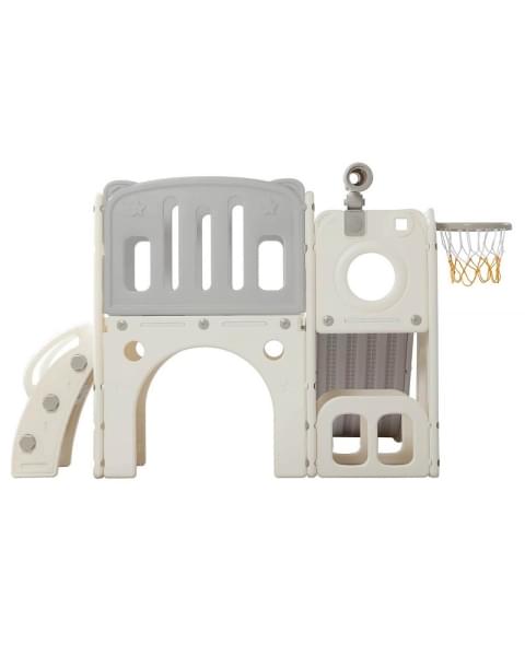 Игровой комплекс с горкой UNIX Kids Star Grey