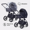 Детская коляска Rant Falcon Soft Therm 4 в 1 с автокреслом Miro и базой Black