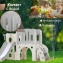 Игровой комплекс с горкой UNIX Kids Star Grey