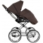 Детская коляска Roan Bass Next Classic 2.0 d14 3 в 1 с автокреслом Tutis Elo Lux EduSky Black BSNC/93/2 Turkish Coffe/Black/руч.Cappuccino