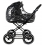 Детская коляска Roan Bass Next Classic 2.0 d12 3 в 1 с автокреслом Tutis Elo Lux EduSky Black BNC/85/2 Caviar/Black/руч.Cappuccino