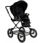 Детская коляска Roan Bass Next Classic 2.0 d12 3 в 1 с автокреслом Tutis Elo Lux EduSky Black BNC/85/2 Caviar/Black/руч.Cappuccino