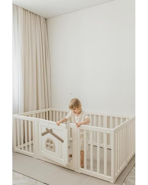 Большой детский игровой манеж UNIX Kids Classic Tree House 150 x 180 Camel