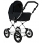 Детская коляска Roan Bass Next Classic 2.0 d12 3 в 1 с автокреслом Tutis Elo Lux EduSky Black BNC/85/2 Caviar/Black/руч.Cappuccino