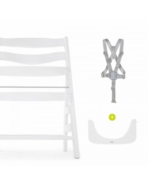 Стульчик деревянный Hauck Alpha+ B, White (Белый)